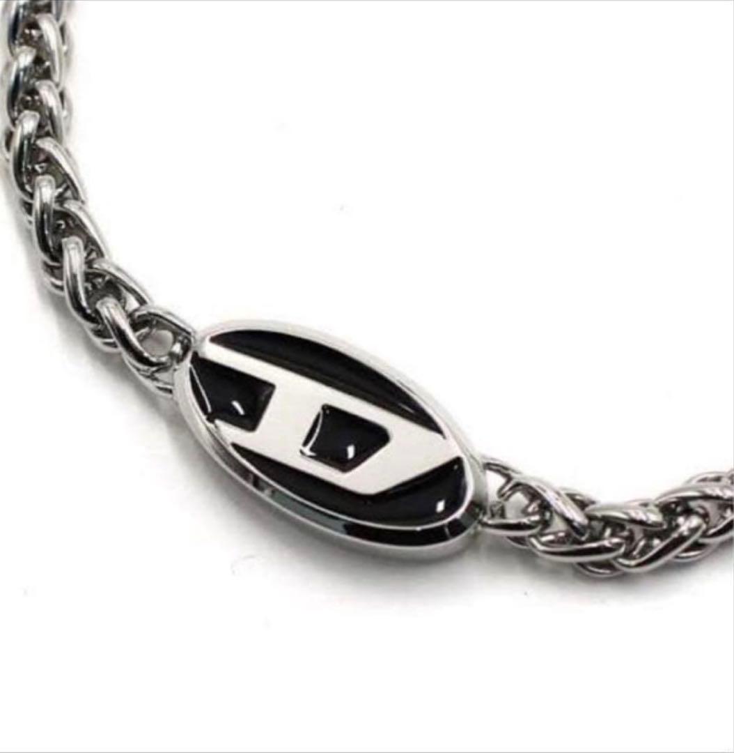 DIESEL ネックレス　チェーン Diesel チェーンネックレスツートンステンレススティール DX1454