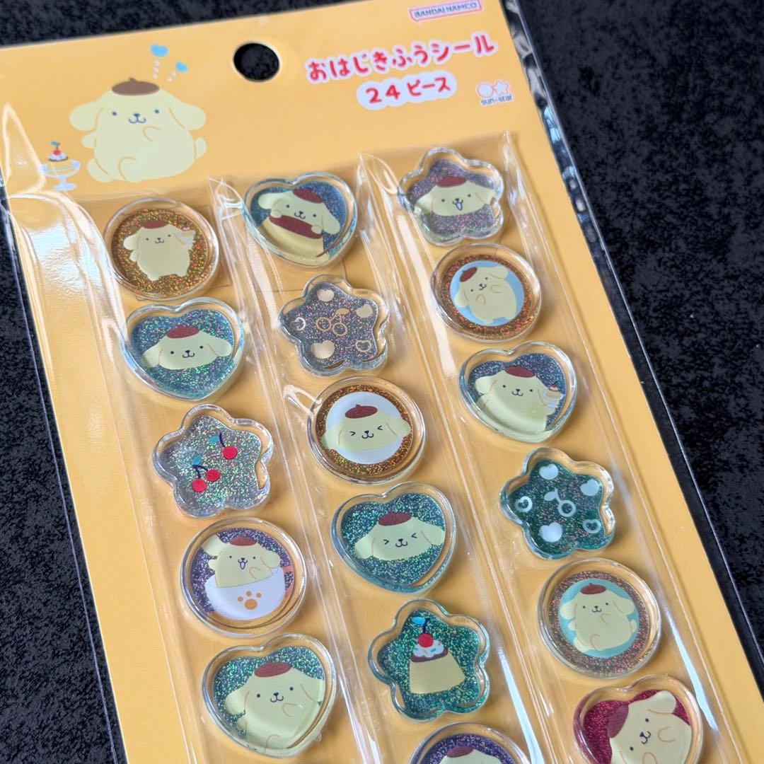 正規品】ポムポムプリン おはじきふう シール サンリオ sanrio
