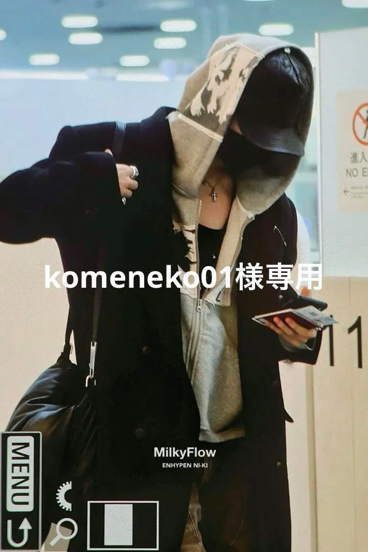 komeneko01［Thug Club］zip up hoodie