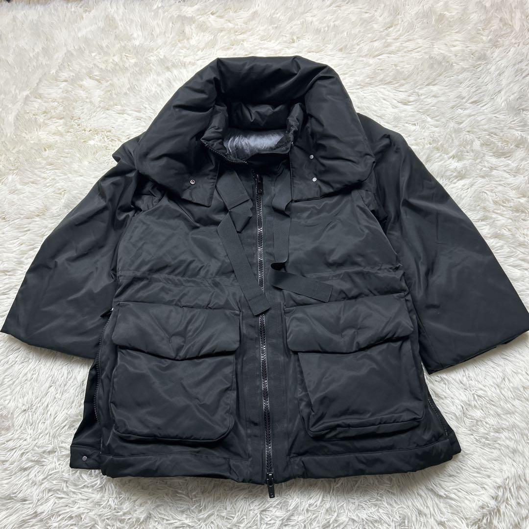 未使用級　ユニクロ　プラスジェイ　ハイブリッドダウンショートコート　XL 黒