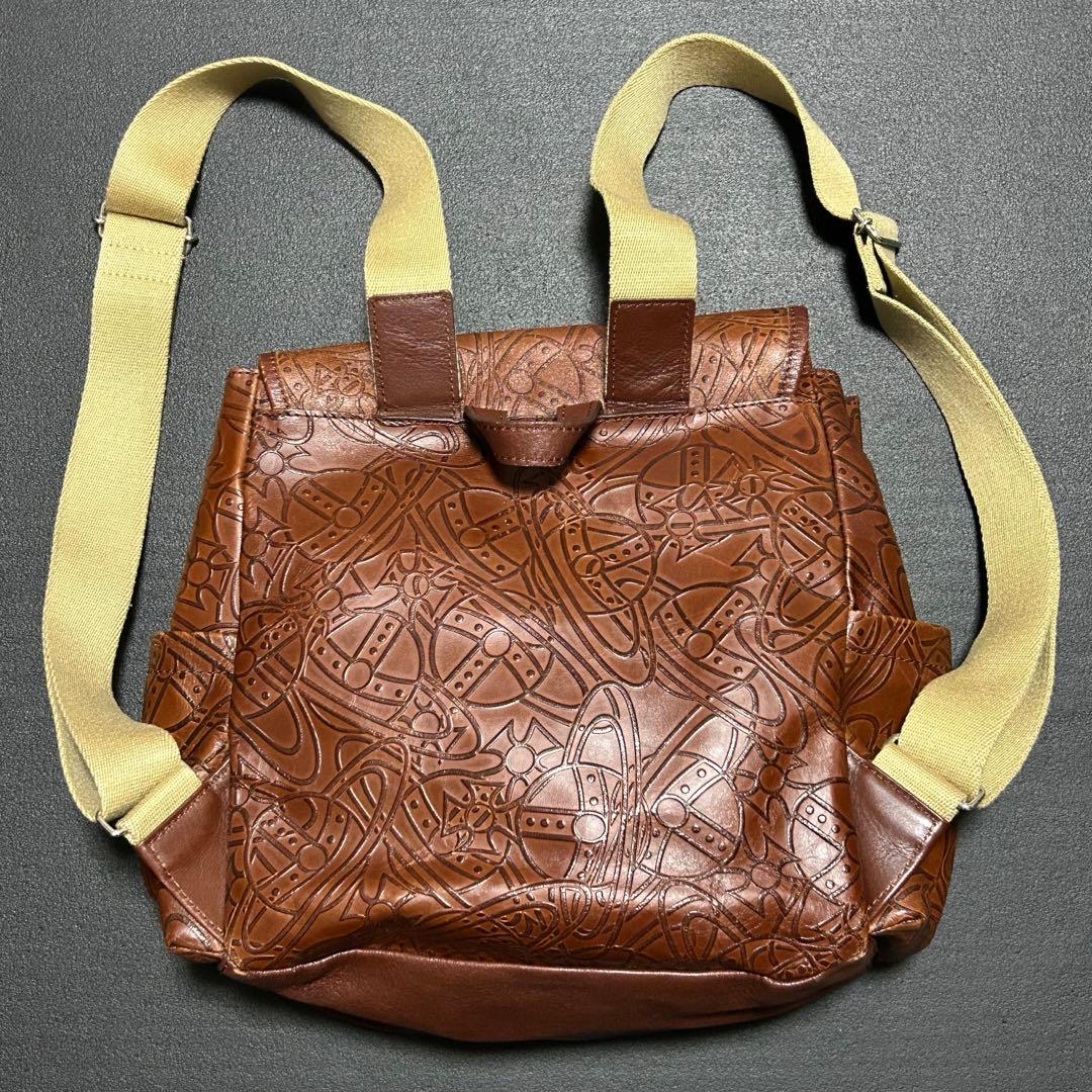 Vivienne Westwood アーサー リュック ブラウン オーブ レザー - メルカリ