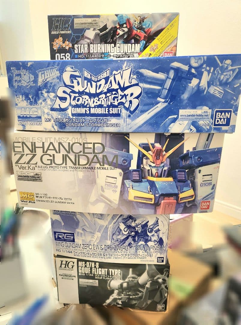 【コレクション整理】ガンプラ 5点 ガンプラ/フィギュア収納用】予算2万円で『大型キット用』コレクション