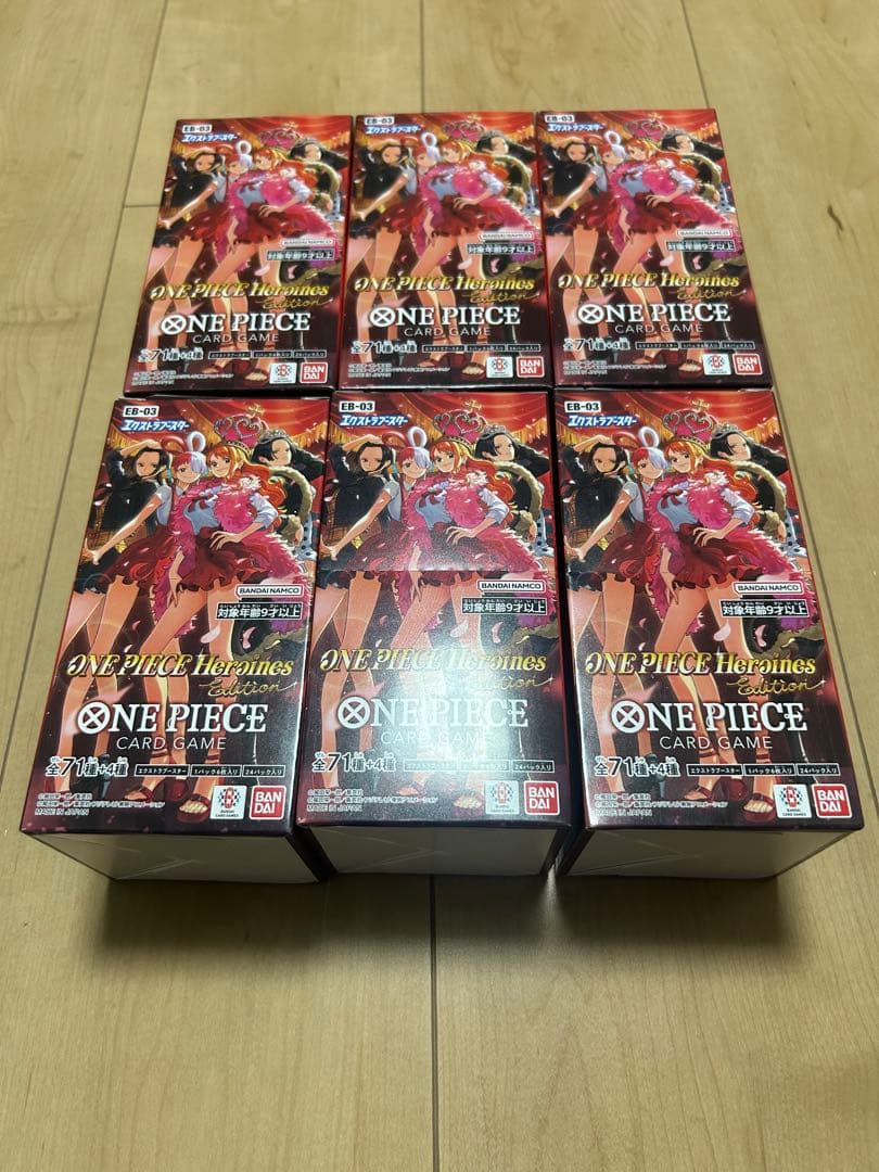 ワンピースカード　ヒロインズエディション　２４パック✕6BOX分　144パック