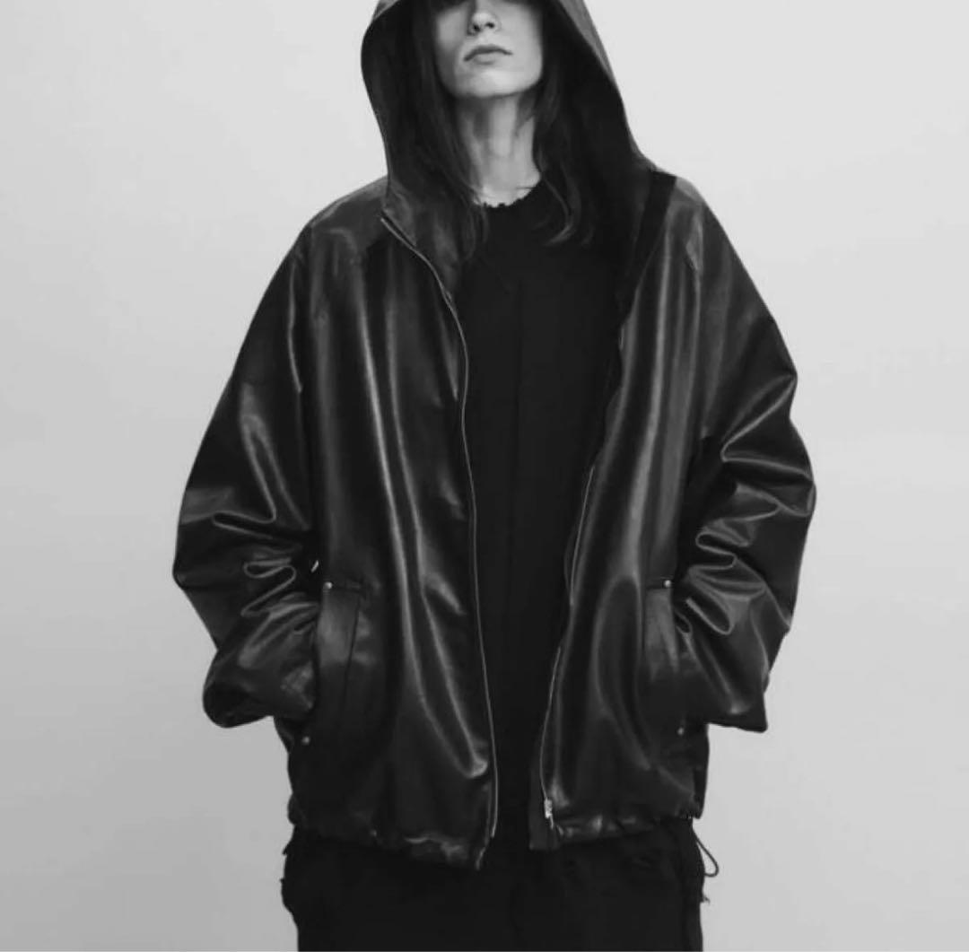 ssstein LEATHER HOODED SHORT JACKET Mサイズ - メルカリ