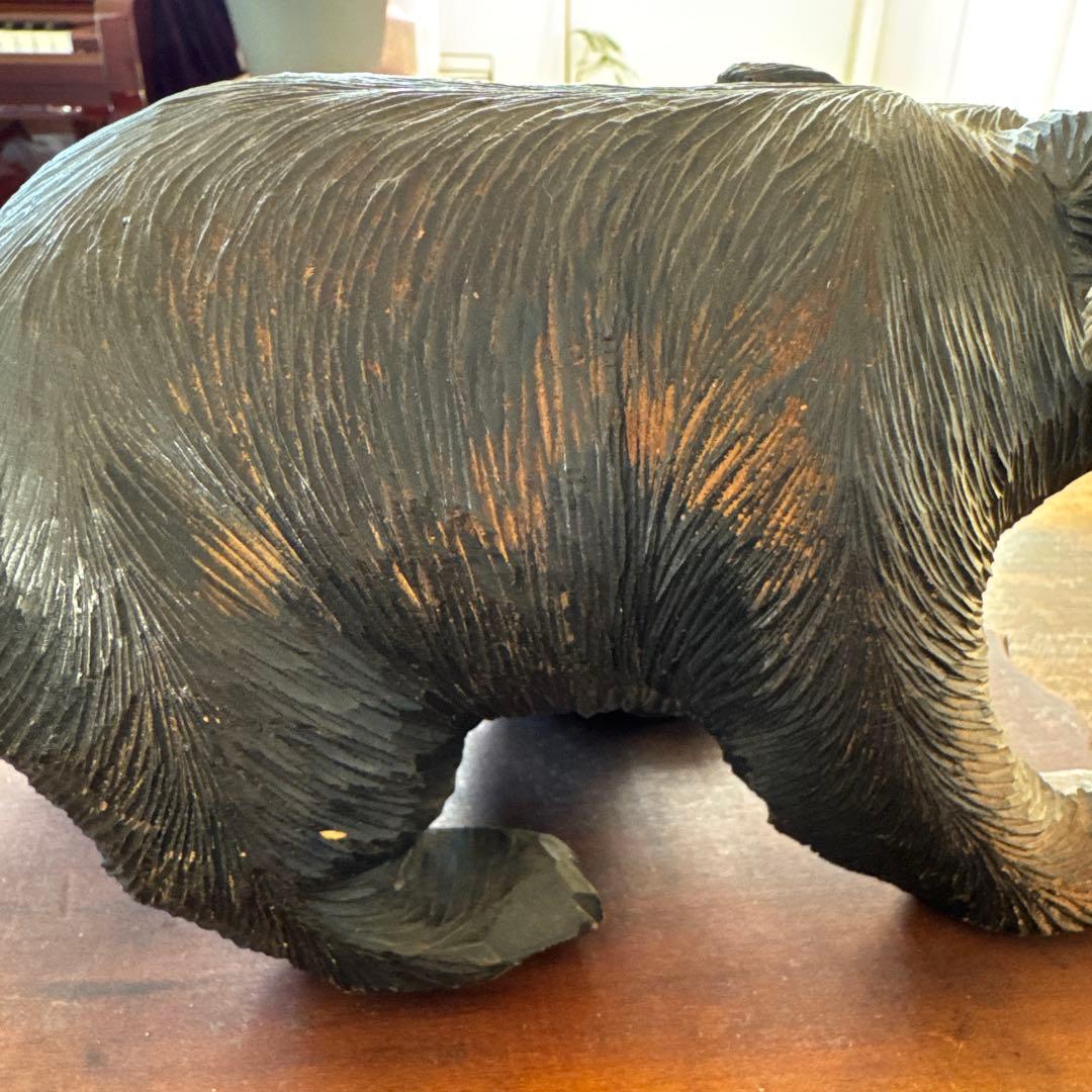 木彫りの熊 熊 木彫り オブジェ 北海道民芸品 置物 縁起物 インテリア