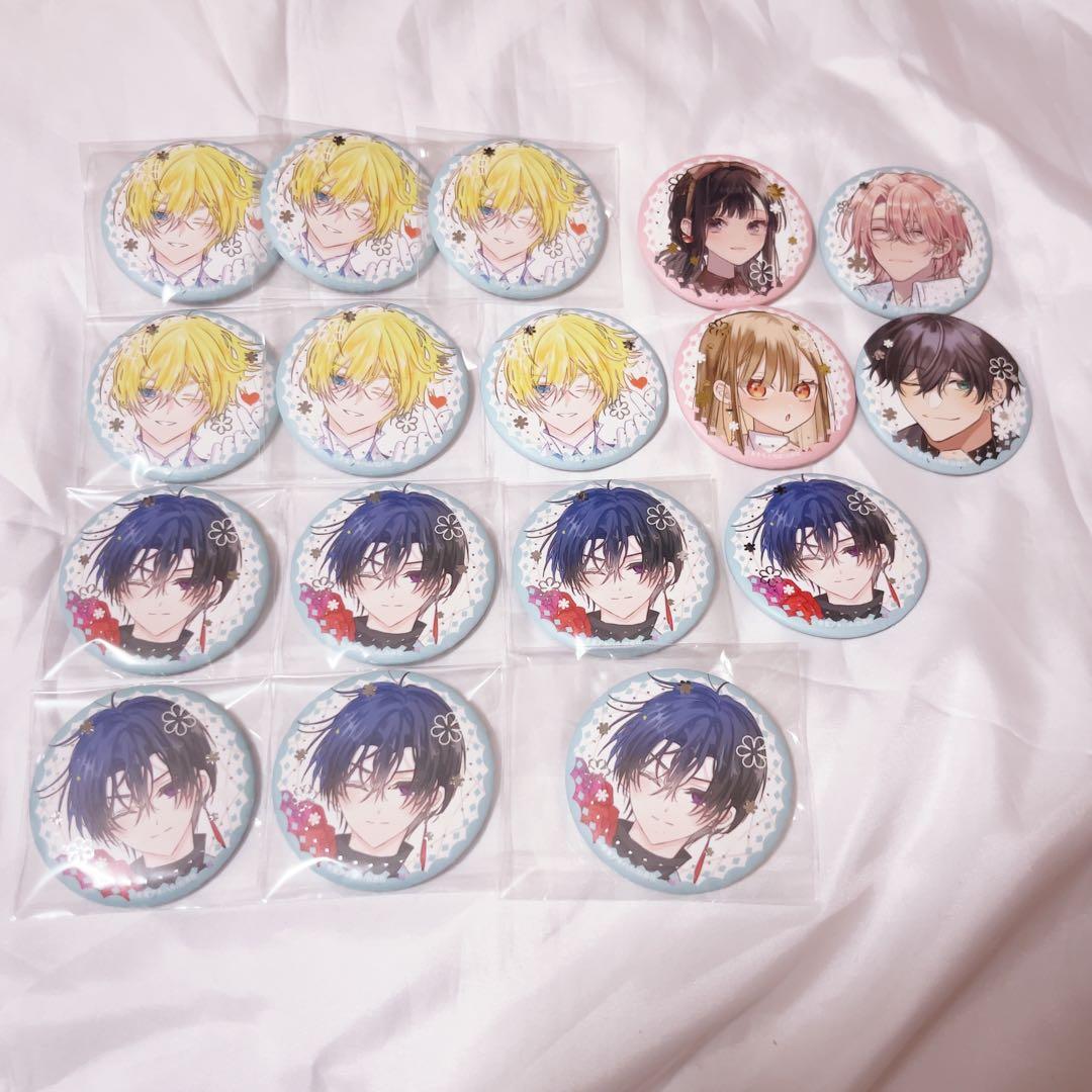 転生悪女の黒歴史 花とゆめ 缶バッジ ヨミ ソル セット