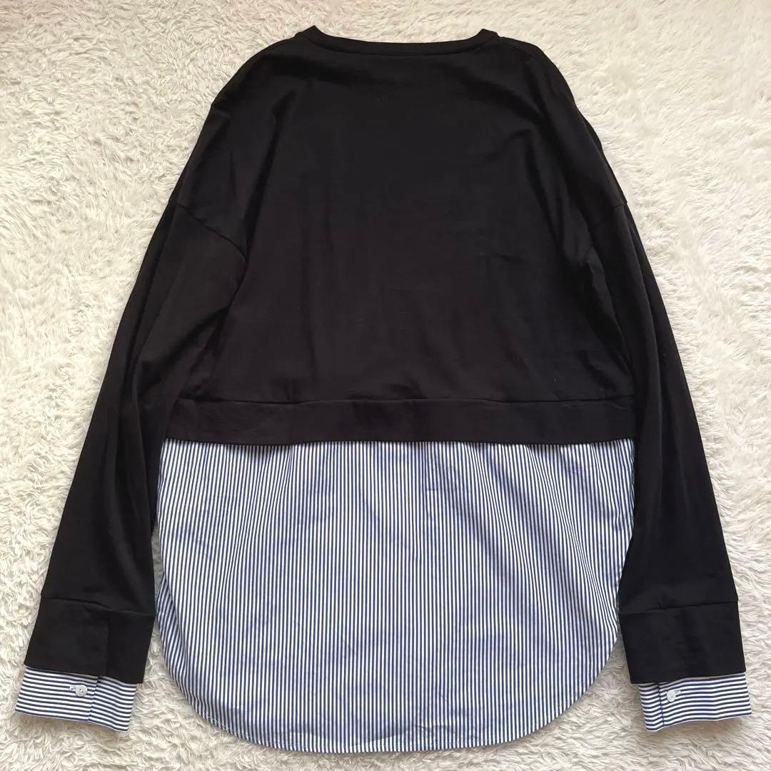 2024AW エンフォルドSHIRT LAYERED LONG-SLEEVE T