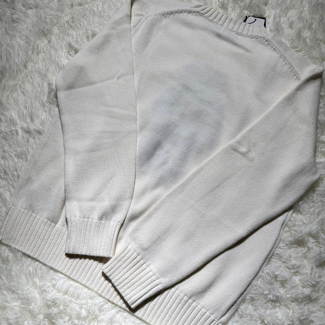 M ラルフローレン ポロベア ニット セーター ホワイト メンズ