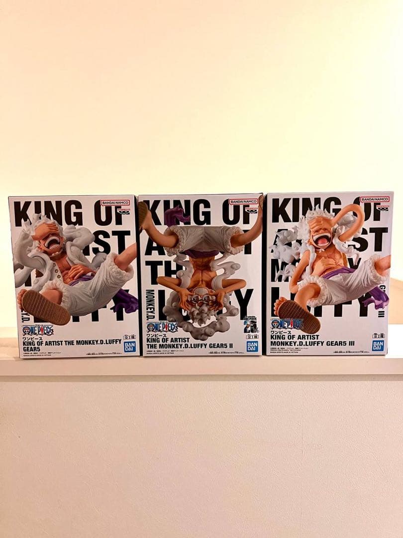 KING OF ARTIST モンキー・D・ルフィ 3体セット I II III ワンピース KING OF ARTIST MONKEY.D.LUFFY GEAR5 Ⅲ｜商品情報
