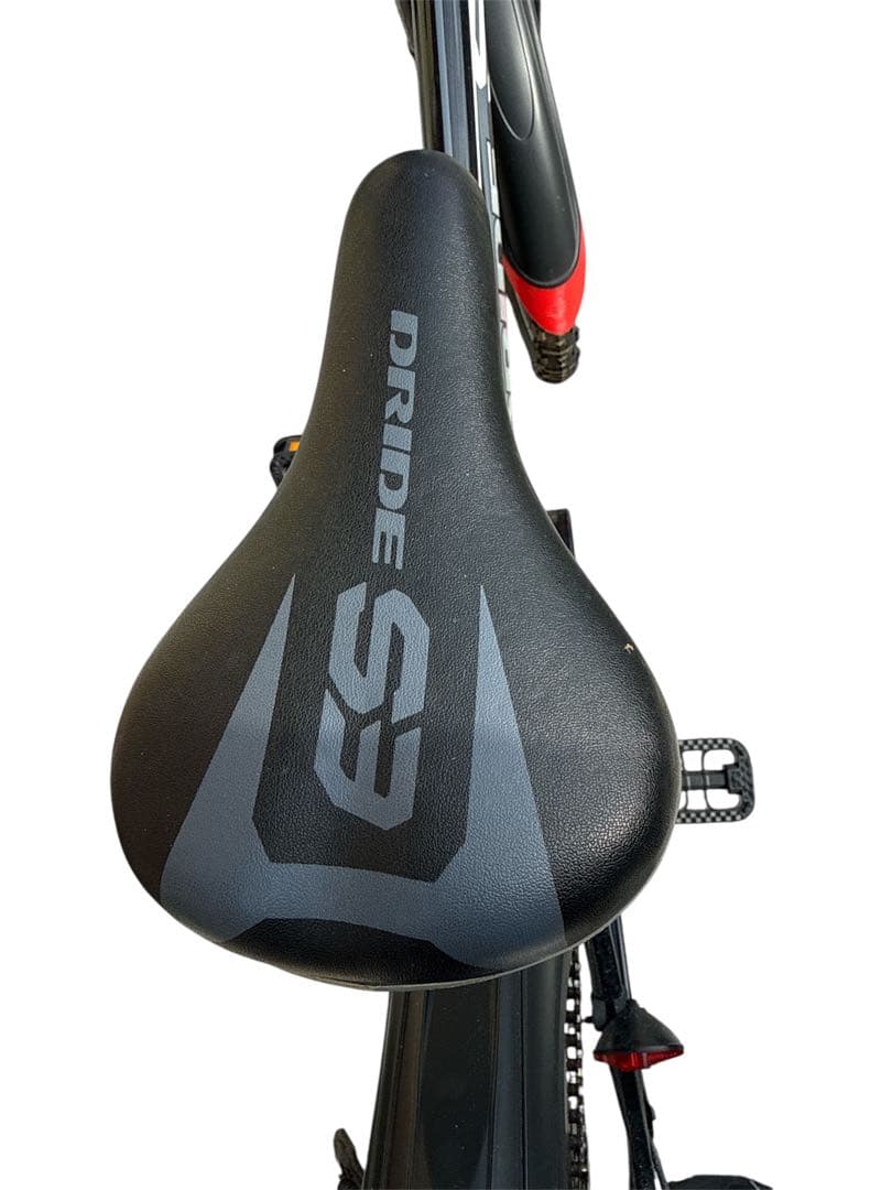 引取り希望】Prideキッズバイク ブラック フロントバスケット付き24