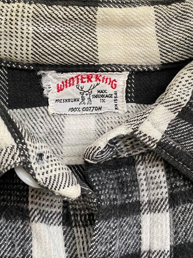 ☆スペシャルヴィンテージ 60sWINTERKING ネルシャツ マチネル