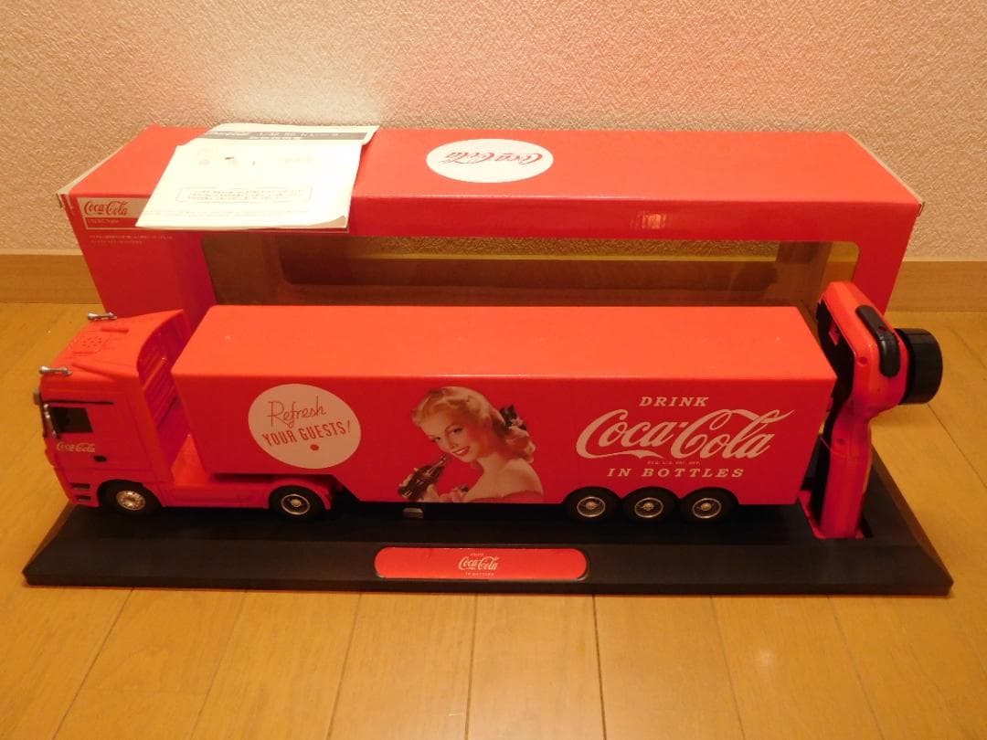 コカ・コーラ トレーラー ハンドル型ラジコン Yahoo!オークション -「コカコーラ トレーラー ラジコン」の落札相場