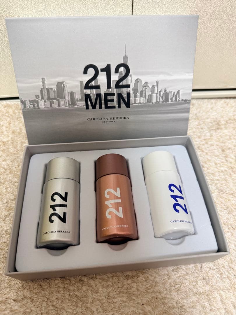 Carolina Herrera 212 MEN セット Carolina Herrera Men's 212 Men Nyc 3pcs EDT Gift Set Fragrances