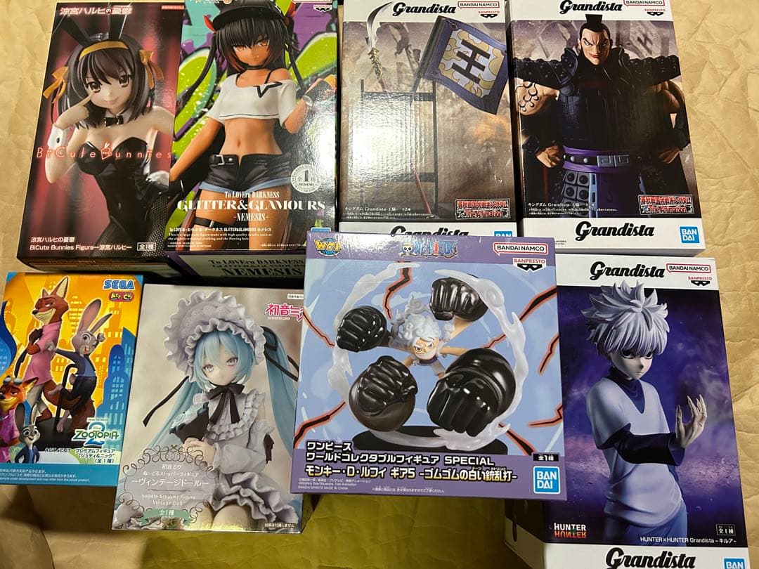 プライズフィギュア8個まとめ売り ワンピース　初音ミク　美少女フィギュア