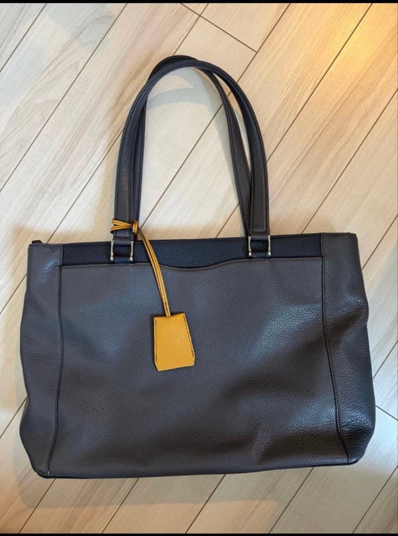 Fujitaka カルクレザー トートバッグ　A4 ビジネス　グレー レザートートバッグ A4 / FUJITAKA（フジタカ）公式 / 本革