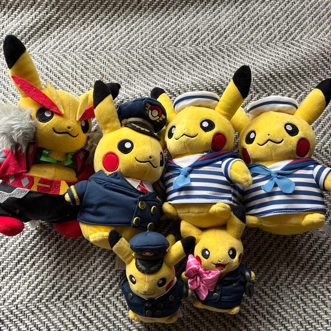 ポケモンセンター　ピカチュウ　ぬいぐるみセット ポケモンセンター ピカチュウ ぬいぐるみ 愛媛限定 - メルカリ
