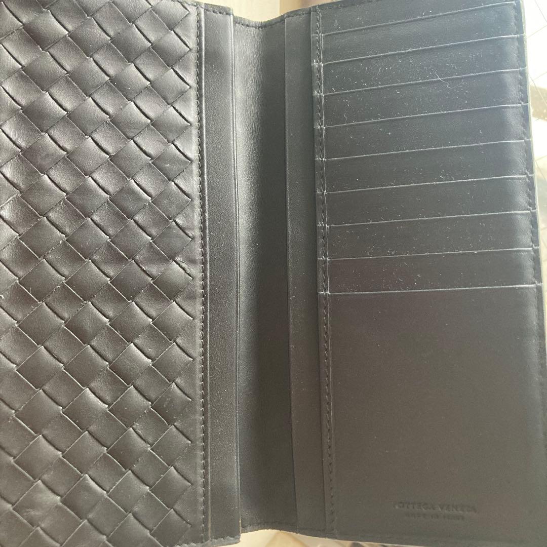BOTTEGA VENETA ブラック長財布
