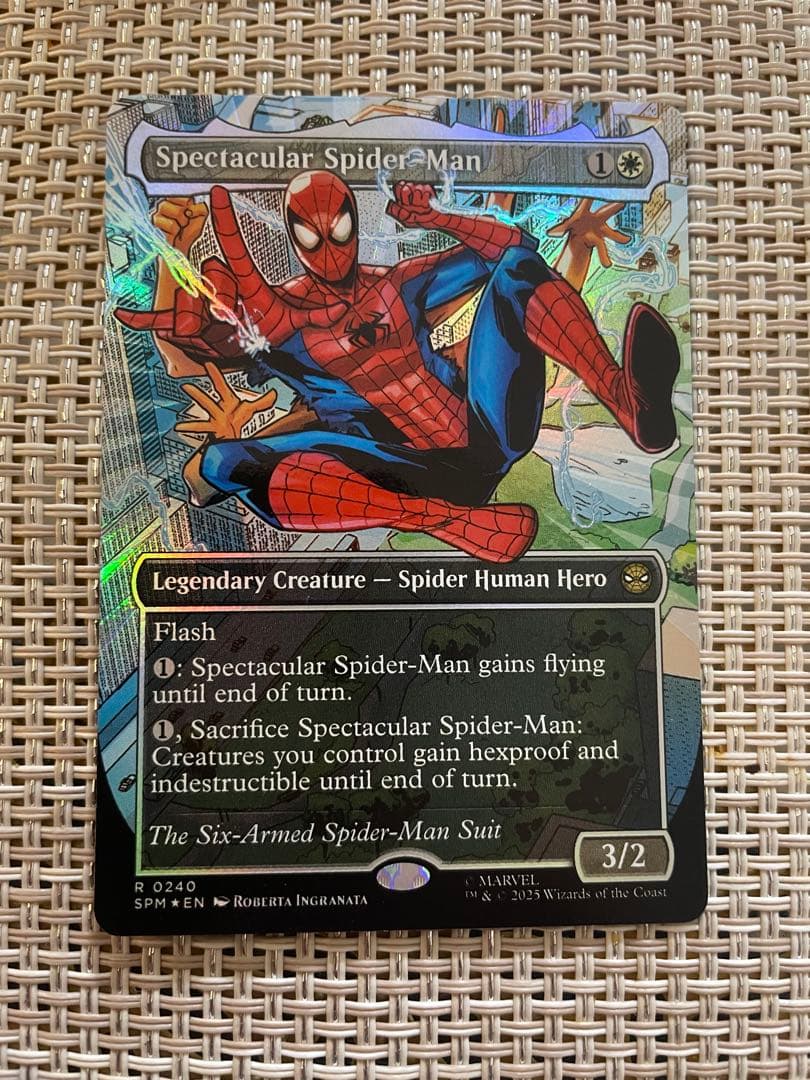 r*)様 スペクタキュラー・スパイダーマン　テクスチャーfoil Six-Arm