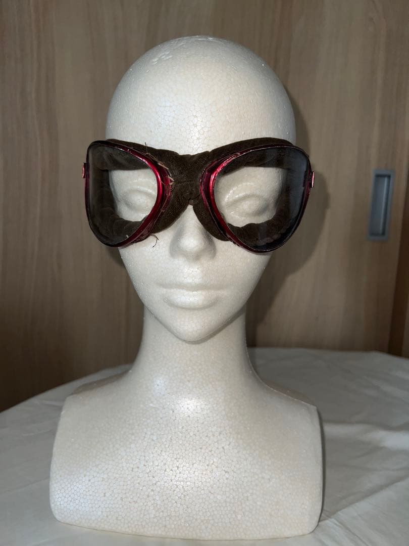 実物　旧日本軍　航空眼鏡