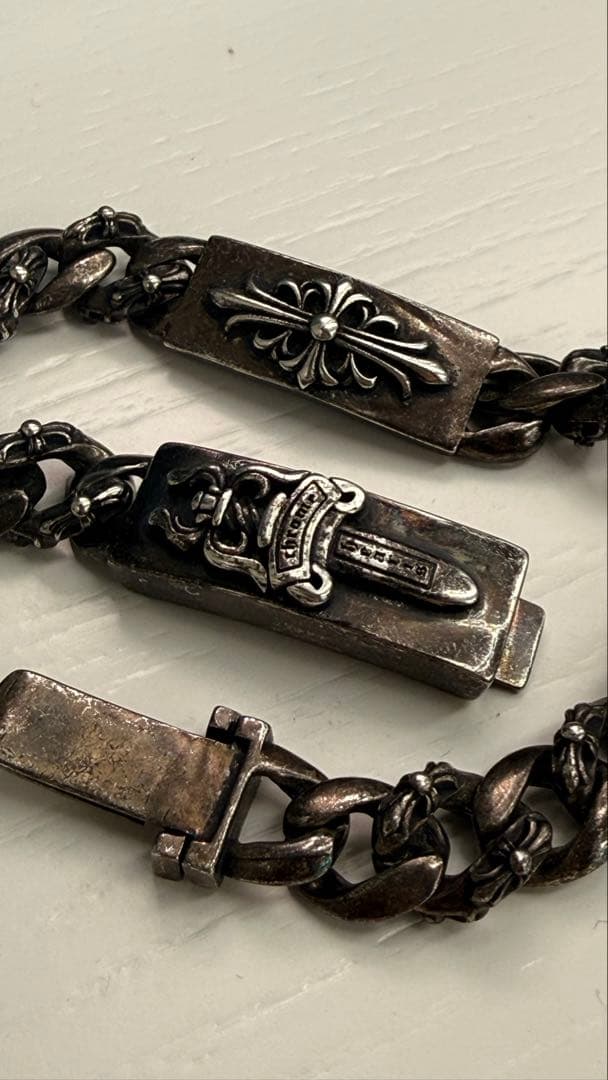 フローラル&ダガーIDブレスレット CH