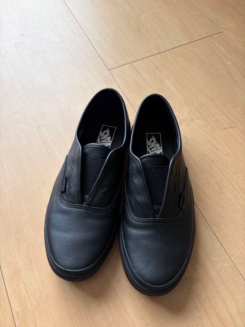 VANS AUTHENTIC レザー ブラック