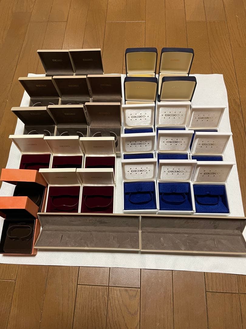 セイコー 化粧箱ボックス外紙箱付×30点まとめて 未使用品