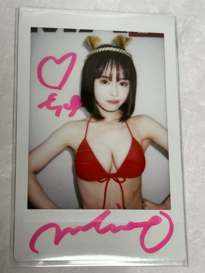 MINAMO 直筆サイン入りチェキ　チェキ　イベント　イベントチェキ　コメント付