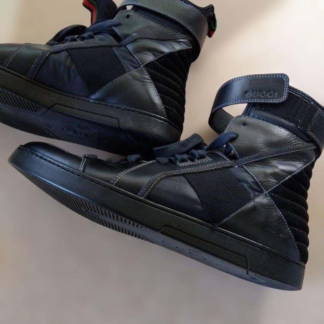 GUCCI ＊ハイカットブーツ ▫シェリーライン - メルカリ