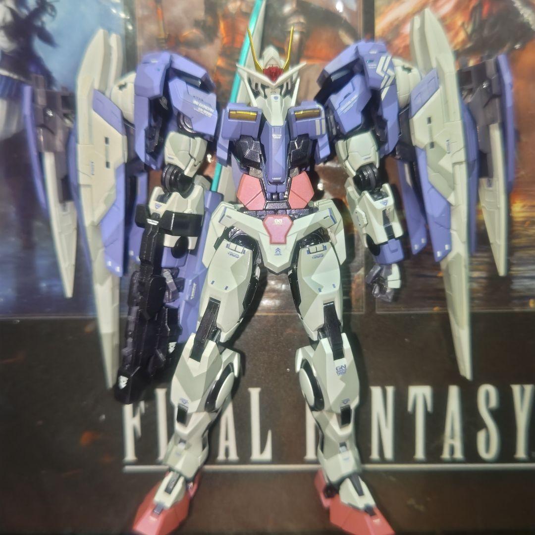N N　メタルビルド　ダブルオーライザー　デザイナーズブルーVer. とろ＋ひまつぶし | METAL BUILD：ダブルオーライザー デザイナーズ