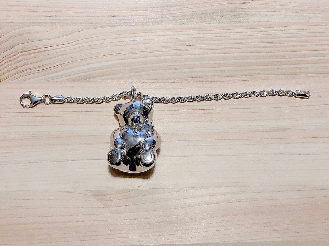 イタリアITS社製・純銀925S ″小ぐま“ キーホルダー : ヴィンテージの