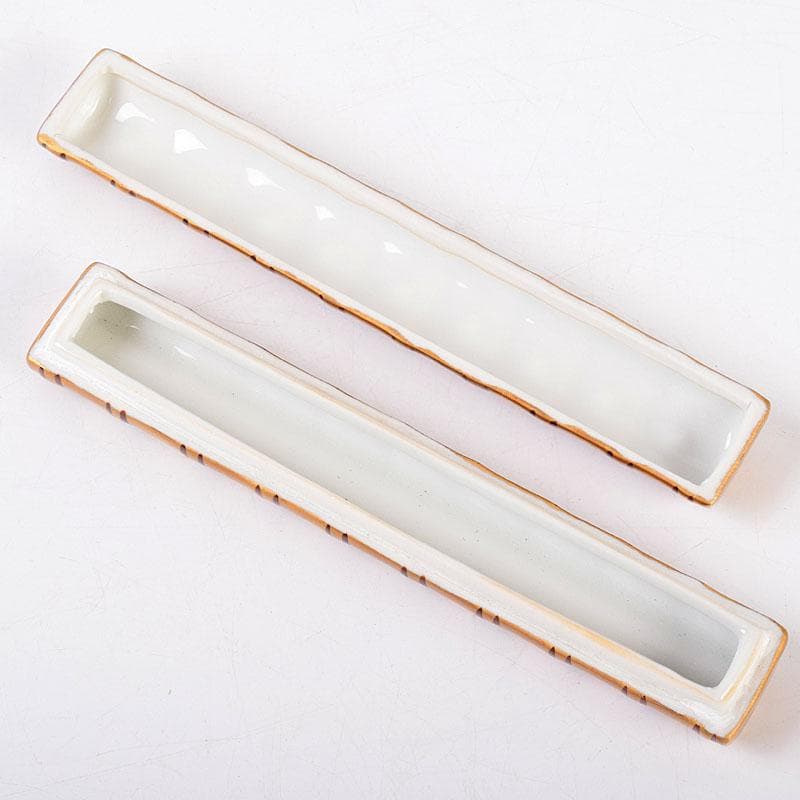 茶道具 小木曽芳正作 金彩 横笛香合 共箱 V 8482 - メルカリ