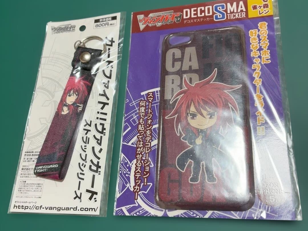 カードファイト!! ヴァンガード 雀ヶ森レン ストラップ デコスマステッカー