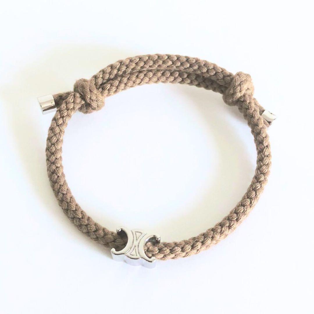 新品正規CELINEトリオンフビーチブレスレットBTSテテV着用Bracelet