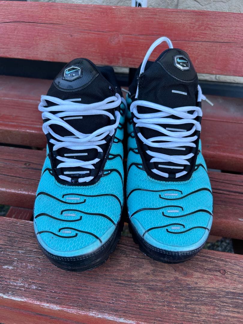 NIKE エアマックスプラス マップラ水色