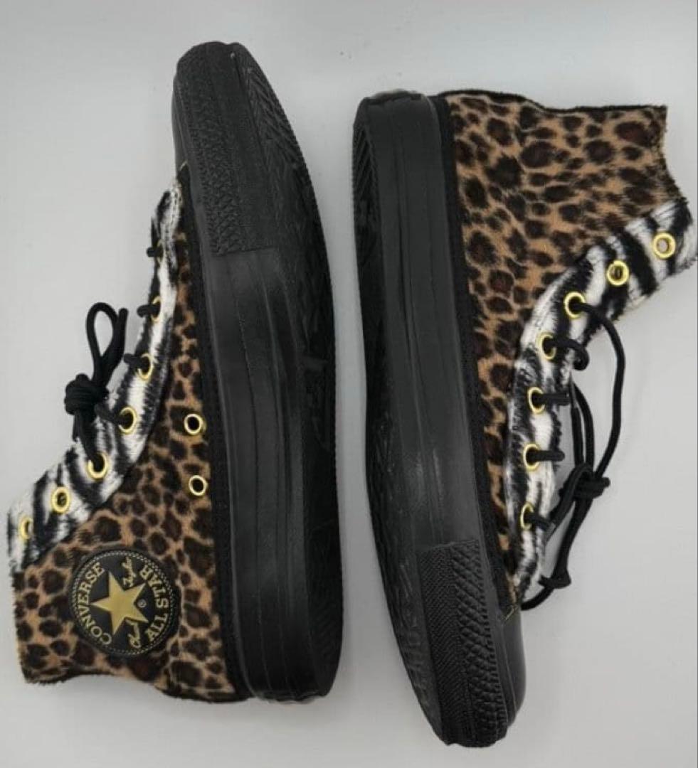 T*y様 希少 CONVERSE アニマル柄ゼブラ ブラック 25.5 メンズ