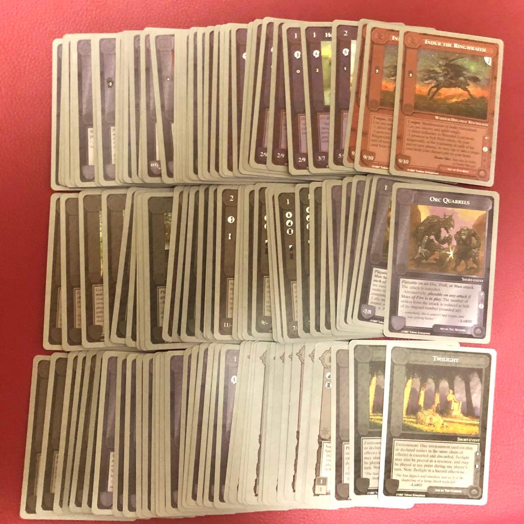 ミドルアース カード チャレンジデッキJ ccg コンプ 指輪物語 希少