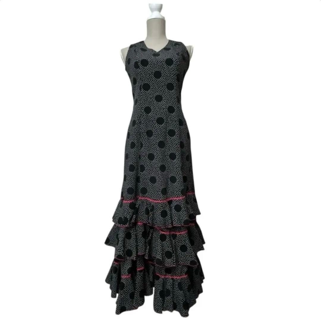 フラメンコ衣装　Lopez de santos スペイン製 ドット フリル