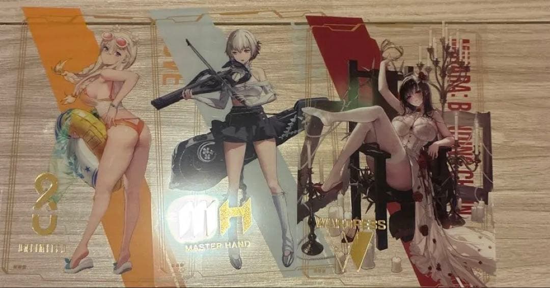 勝利の女神NIKKE ニケ展 クリアブロマイド 箔押し3種 ミハラ トーブ