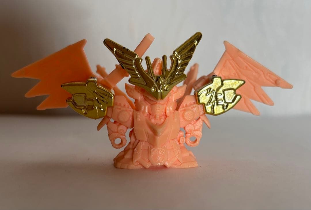 ガン消し　SDガンダム 翼付きフィギュア 金メッキ 当時物 ガン消し SDガンダム 武者飛駆鳥 金メッキ 緑 - メルカリ