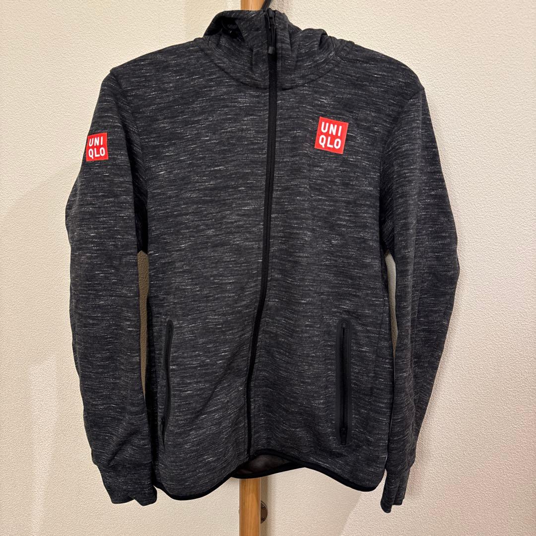 ユニクロ ロゴ入りパーカー 錦織圭選手モデル Sサイズ - メルカリ