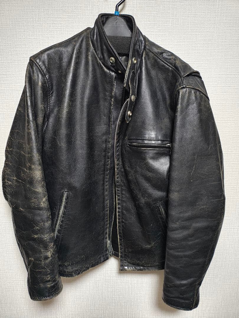 Schott シングルライダースジャケット 36サイズ