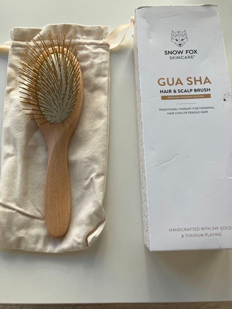 ヘアブラシ・コーム  FOX GUA SHA HAIR & SCALP BRUSH