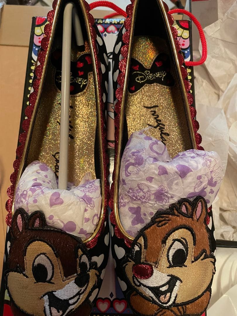 【新品未使用】イレギュラーチョイス⭐︎チップとデール⭐︎パンプス⭐︎24.5cm