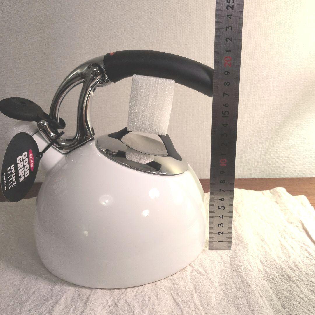 オクソー　OXO GOOD GRIPS 　 白ホーローケトル　やかん 1.7L