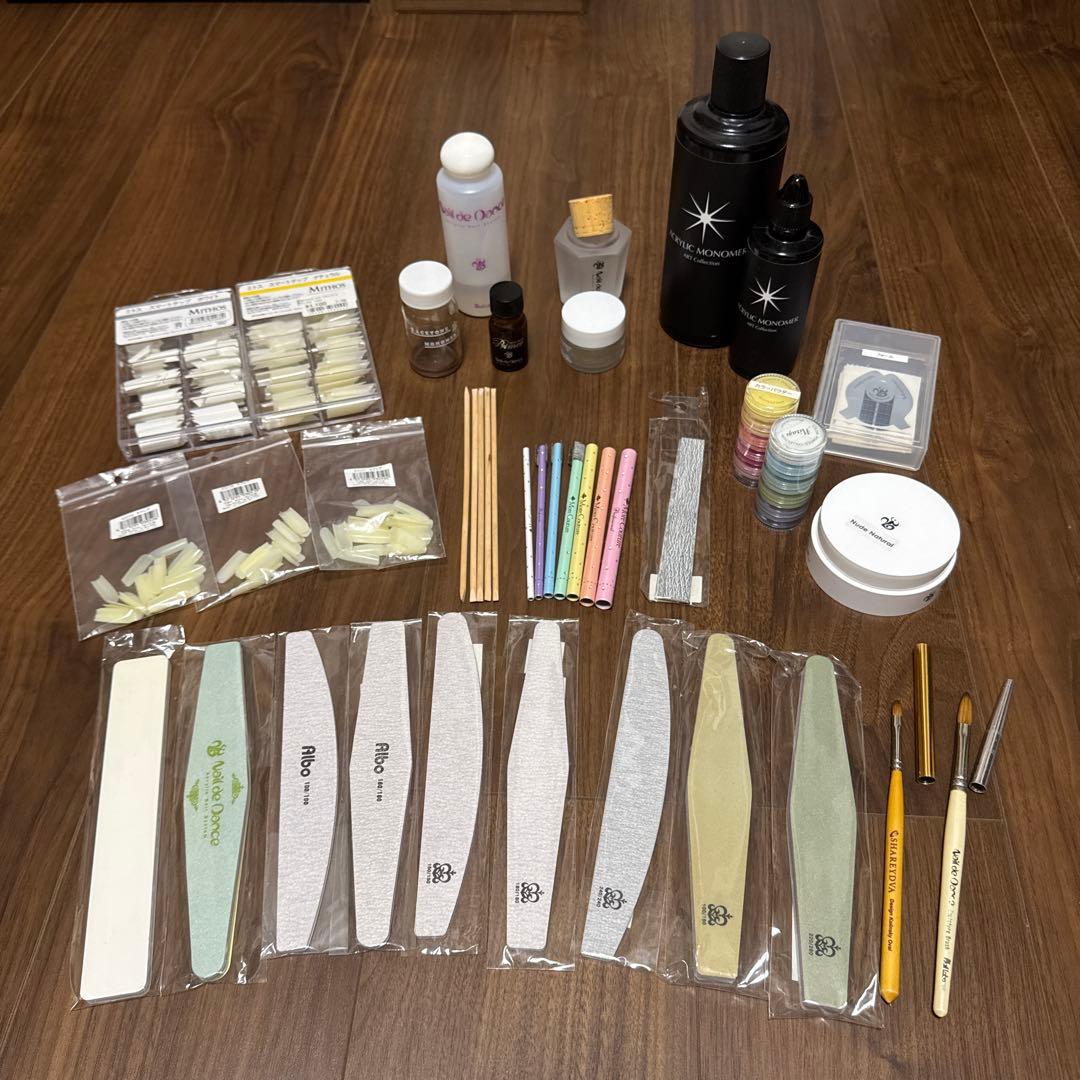 ネイル検定1級セット　ネイル道具一式　アクリルネイル