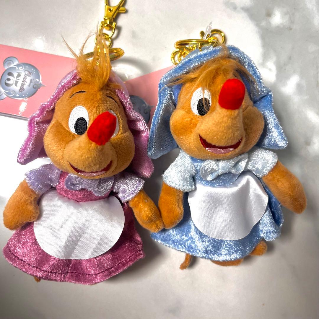スージー パーラ ぬいぐるみ キーチェーン 2個セット シンデレラ
