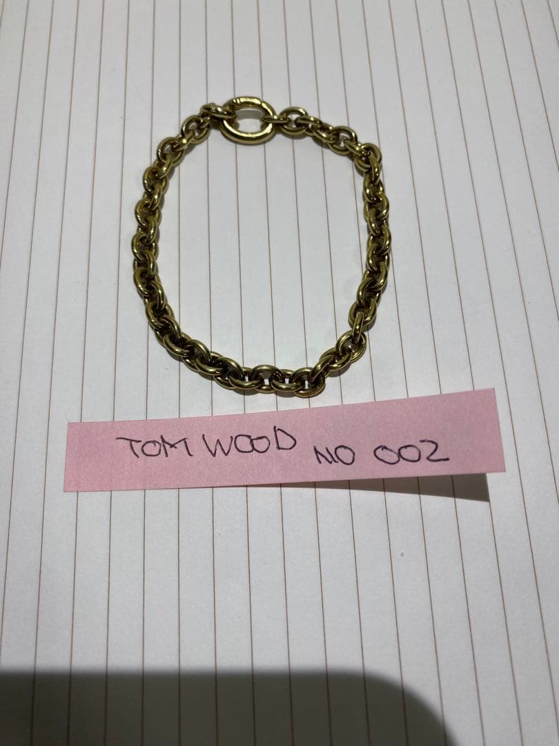 TOM WOOD ブレスレットゴールド No.002