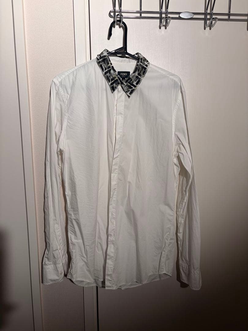 FENDI 長袖シャツ ホワイト 41