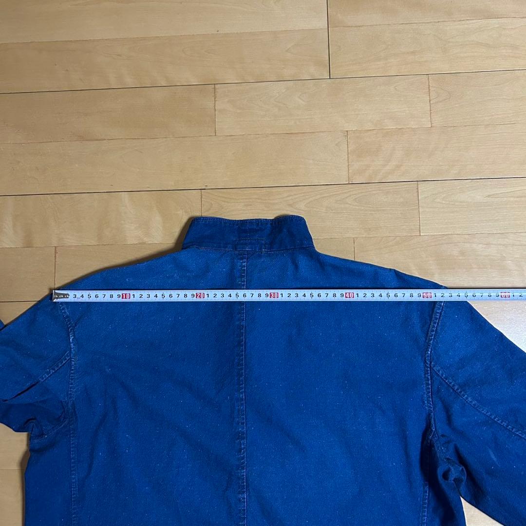 french vintage china jacket インディゴ ブルー - メルカリ