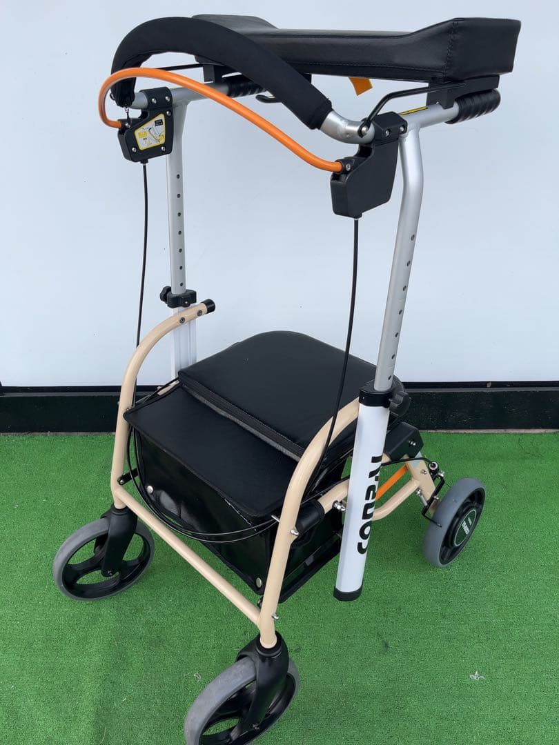 ナブテスコ 抑速ブレーキ付前腕支持型 歩行車 リハモコンパル - メルカリ